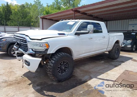 2020 Ram 2500 Laramie Longhorn 4X4 6'4 Box из США, поврежденный, VIN 3C6UR5PL2LG249475